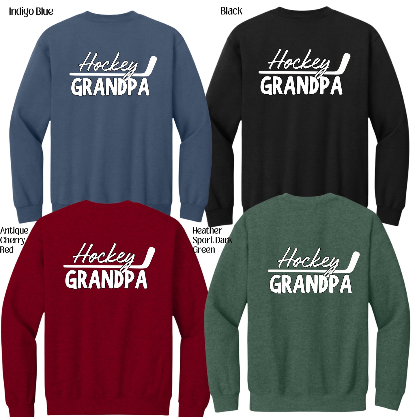 64 - Grandpa Hockey Crewneck