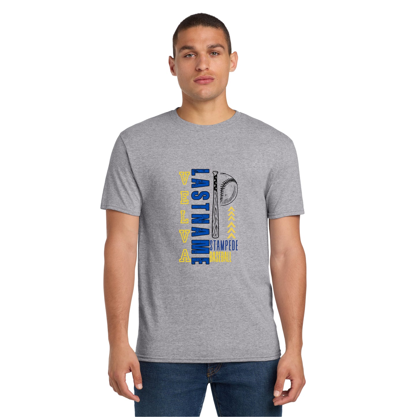 281 - Velva Baseball, Custom Name T-Shirt & Crewneck