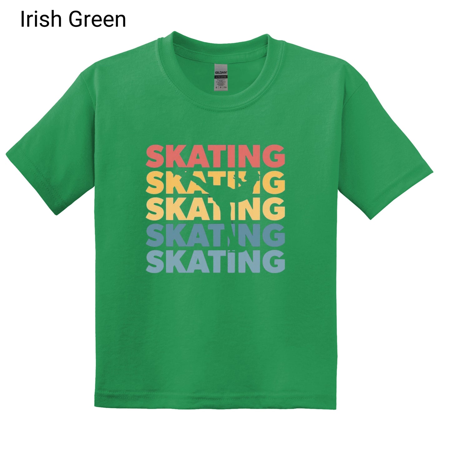 033 - Youth T-Shirt Skating x5