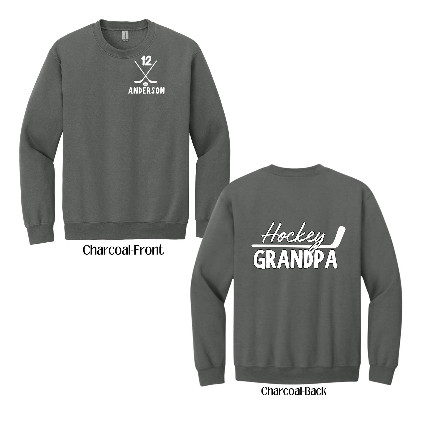 64 - Grandpa Hockey Crewneck