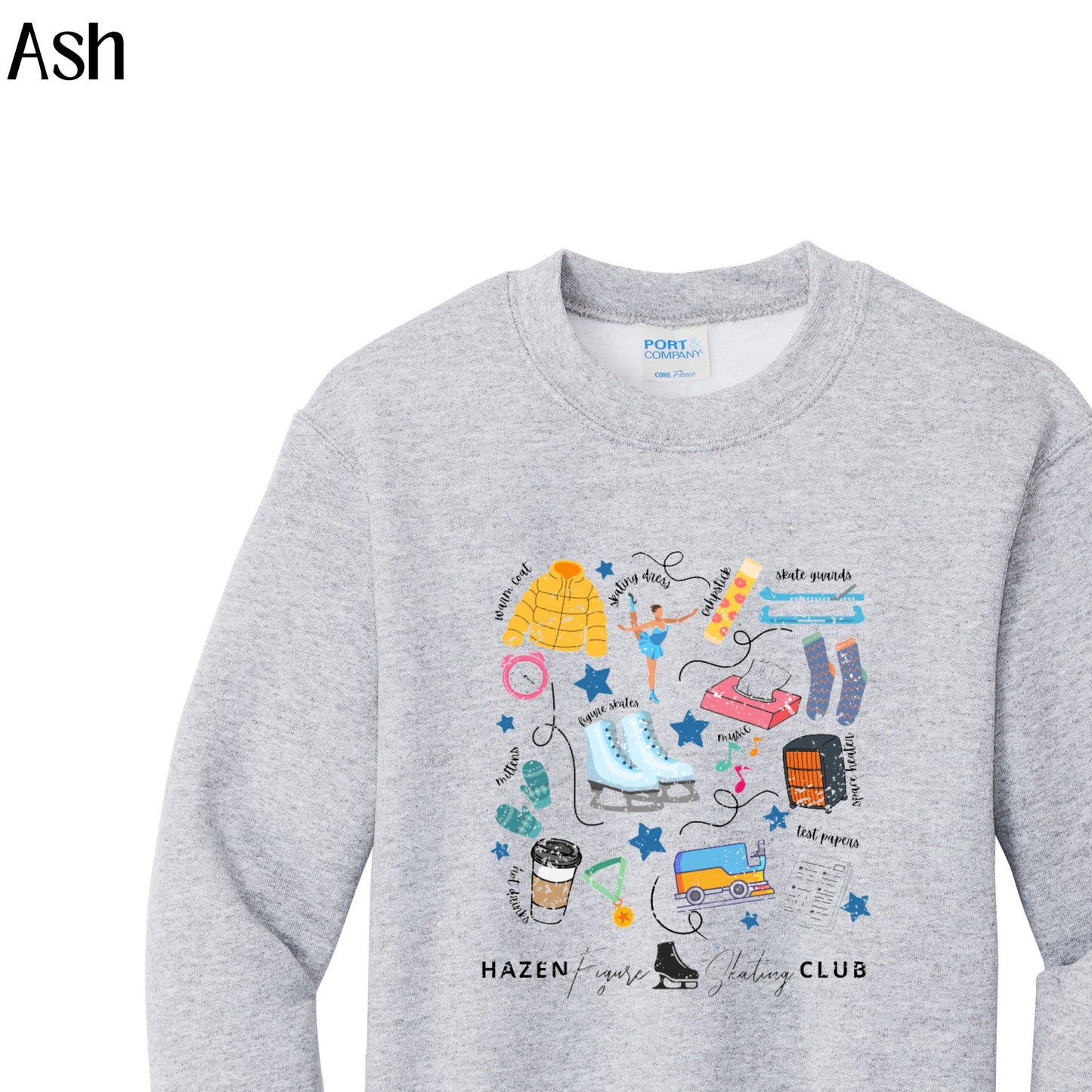 012 - Youth Crewneck Graphic Skate Design