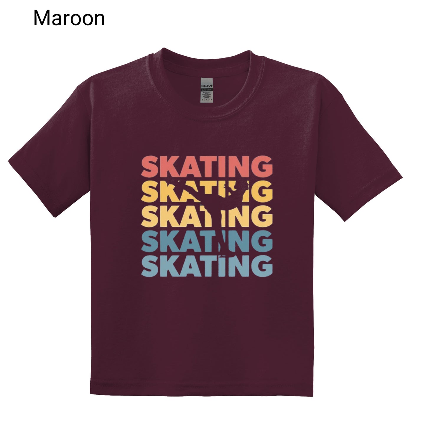 033 - Youth T-Shirt Skating x5