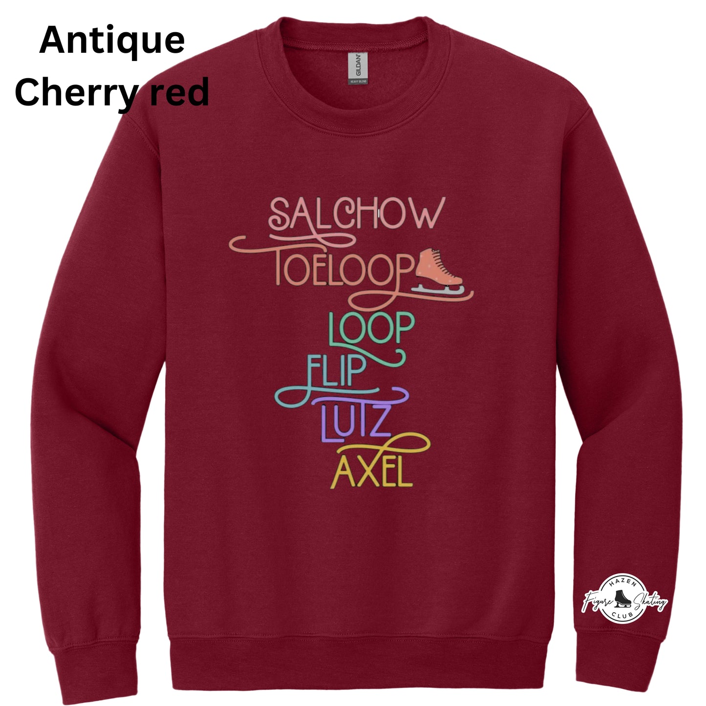 15B- Adult crewneck skating moves design