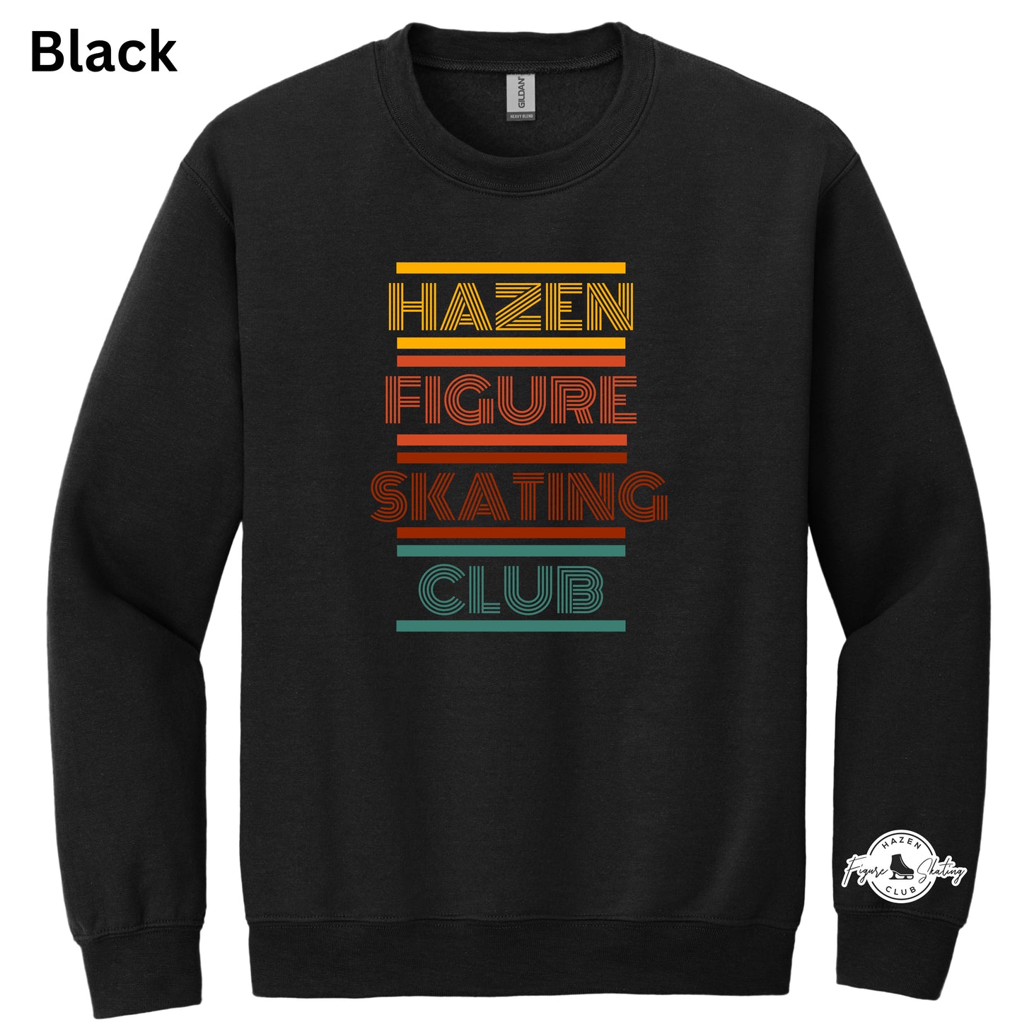 10 - Adult Crewneck - HFSC wording with Sleeve Image