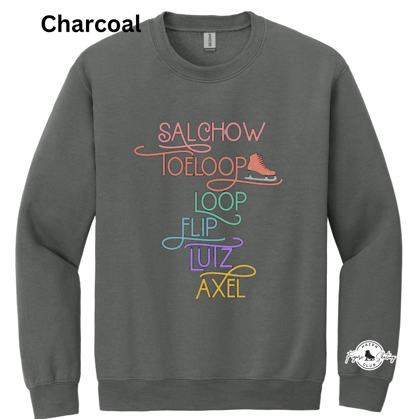 15B- Adult crewneck skating moves design