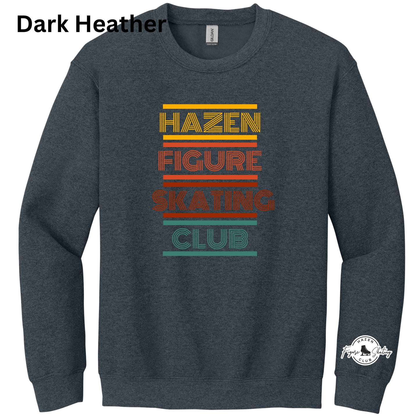 10 - Adult Crewneck - HFSC wording with Sleeve Image