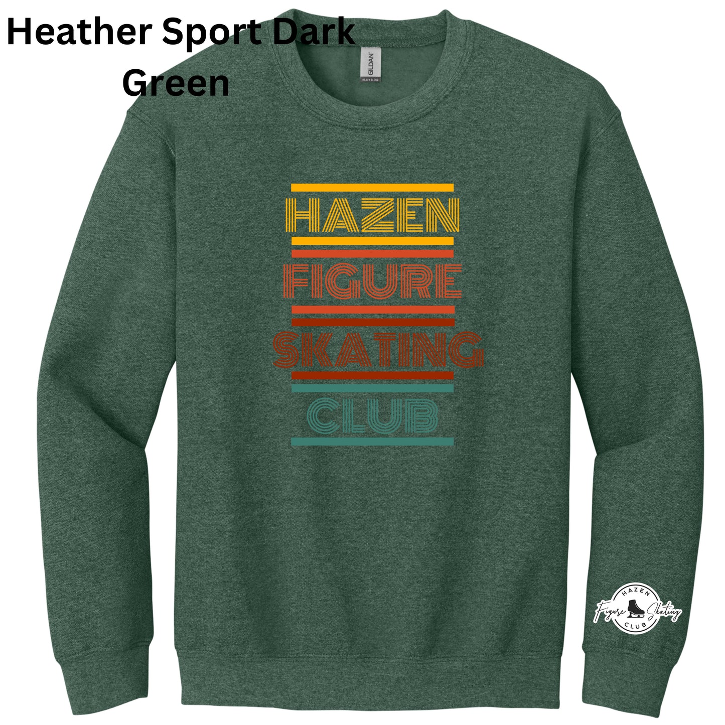 10 - Adult Crewneck - HFSC wording with Sleeve Image