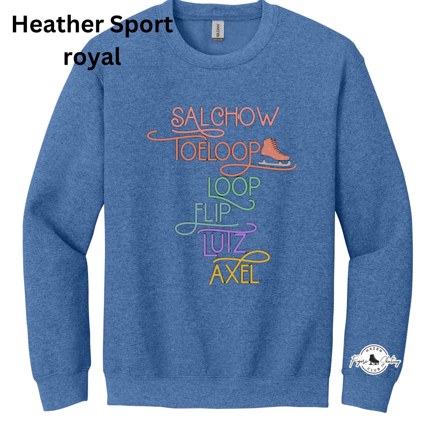 15B- Adult crewneck skating moves design