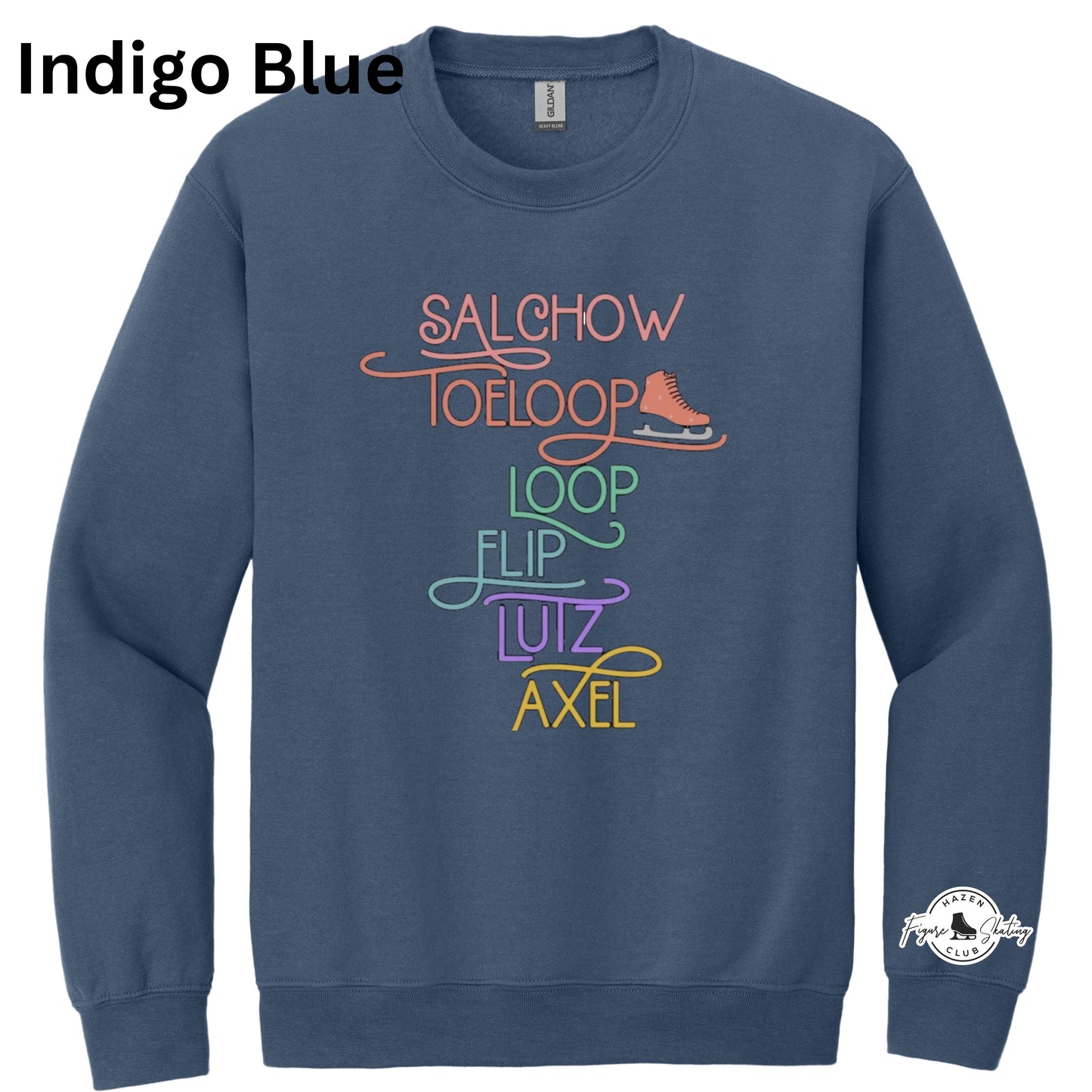 15B- Adult crewneck skating moves design