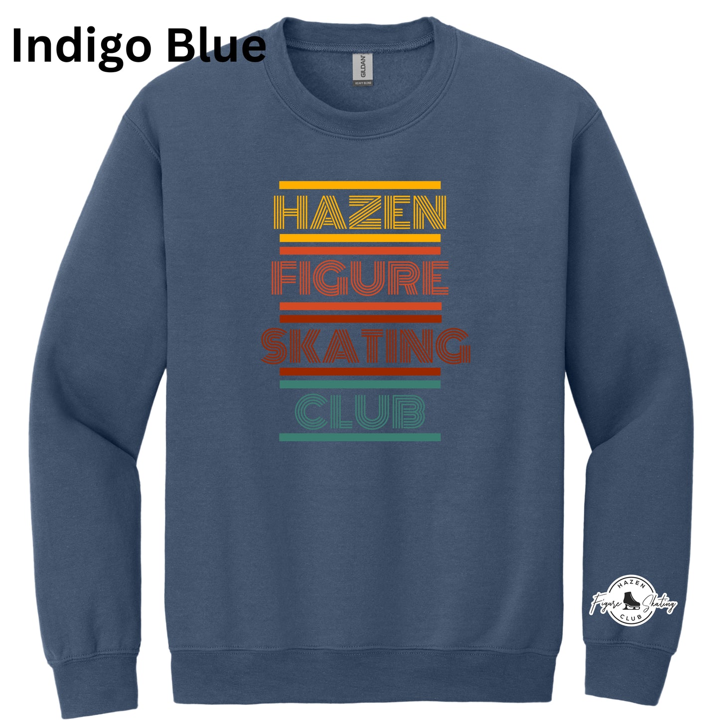 10 - Adult Crewneck - HFSC wording with Sleeve Image