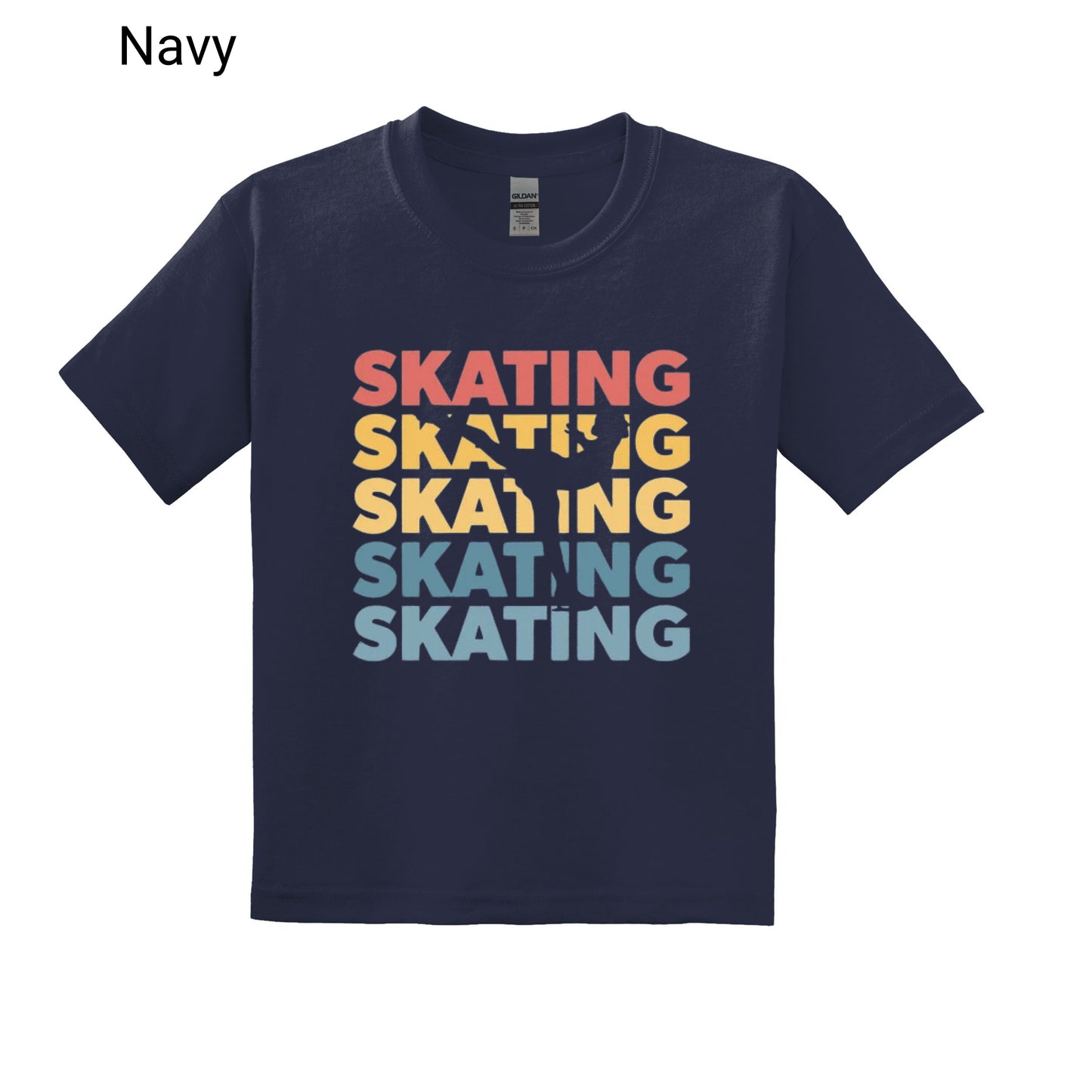 033 - Youth T-Shirt Skating x5