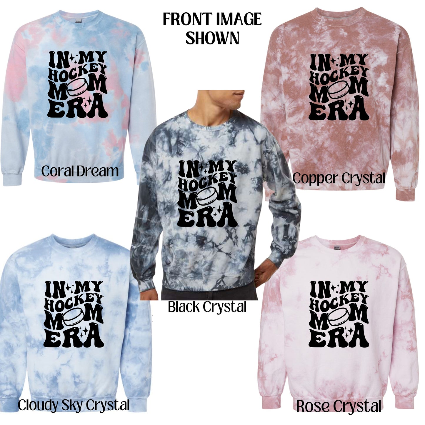 58 - Hockey Mom Era Crewneck Sweatshirt