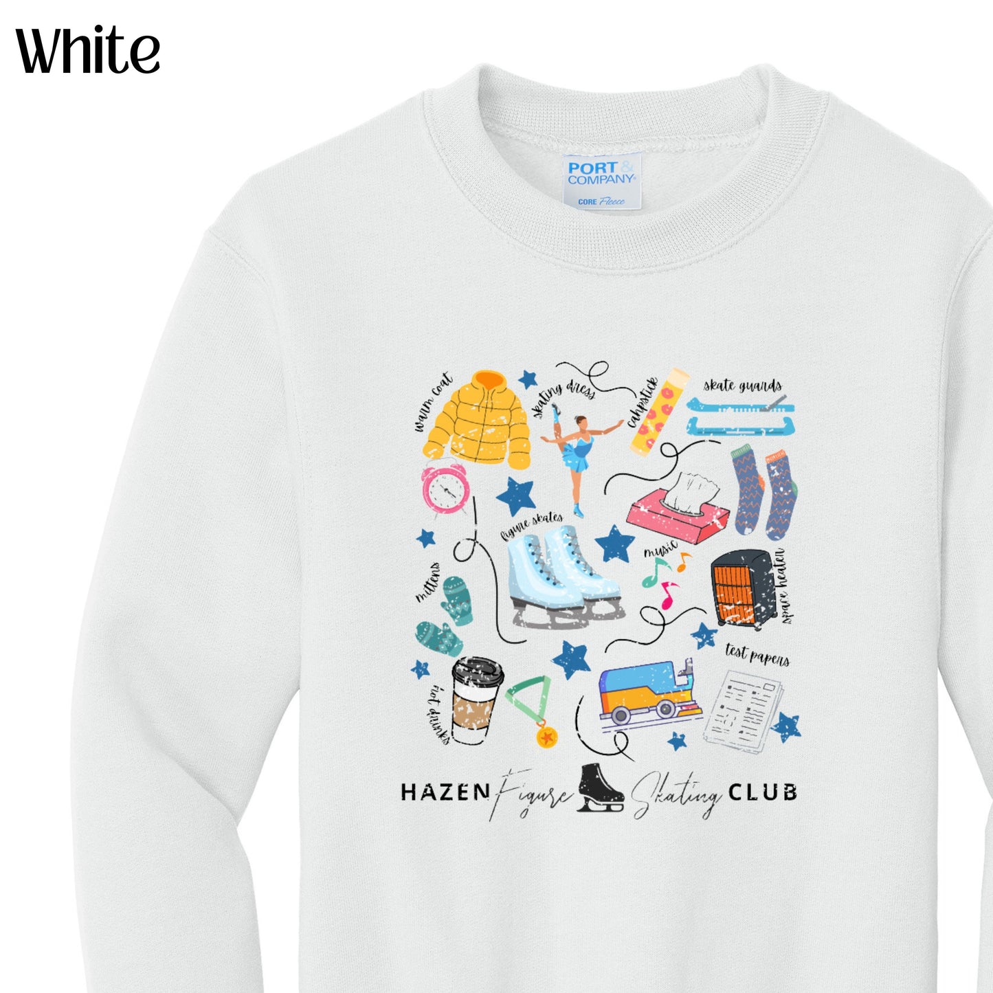 012 - Youth Crewneck Graphic Skate Design