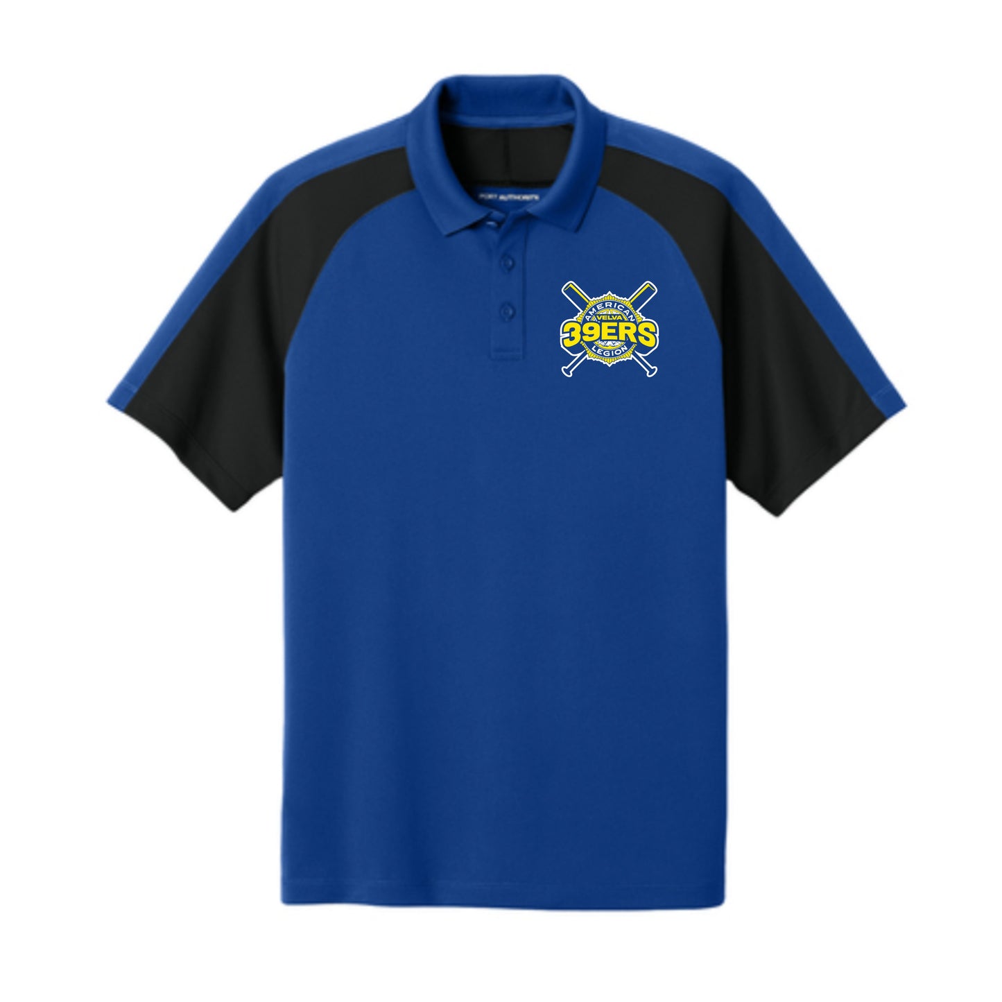 284 - Velva Baseball Pique Colorblock Polo