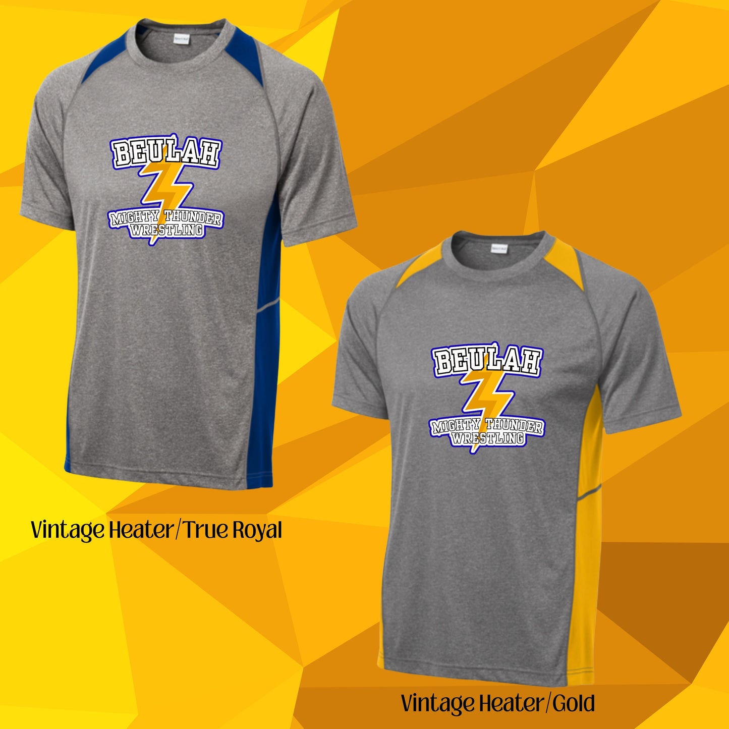 597 - Mighty Thunder Colorblock Contender Tee (Adult Only)