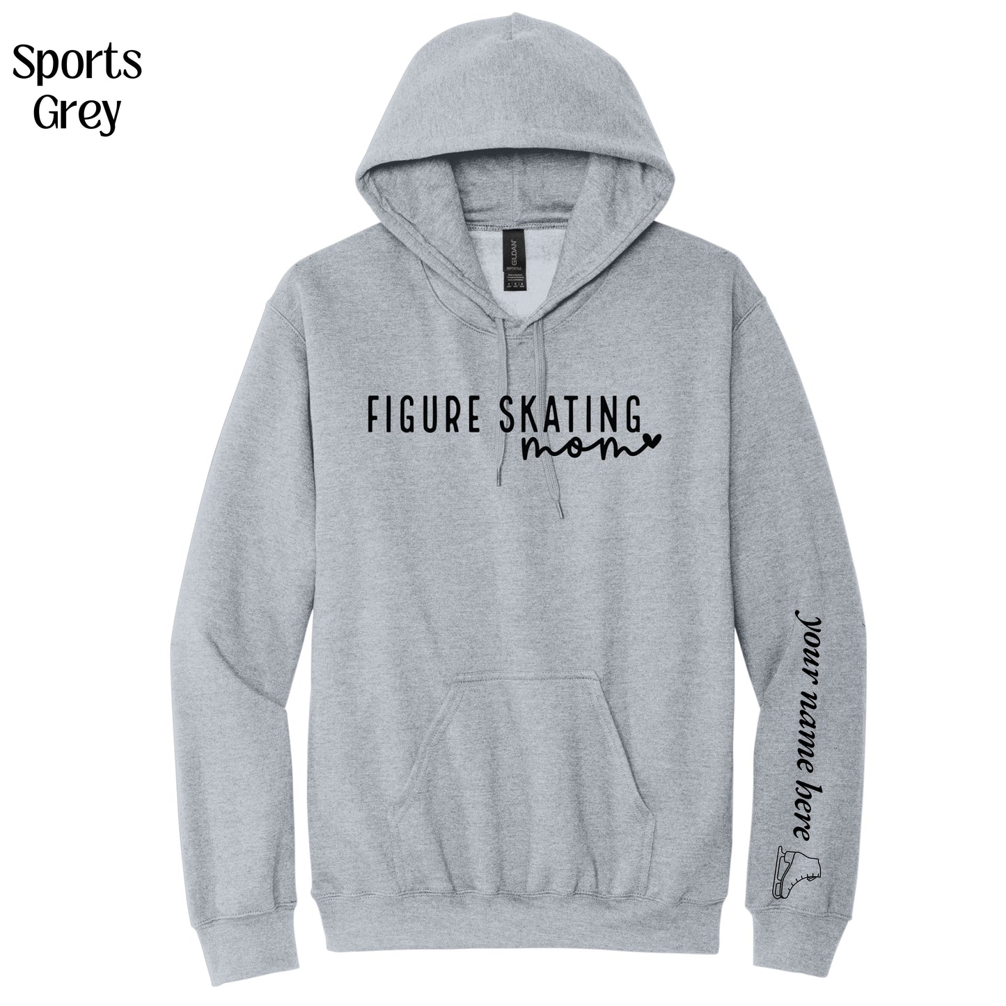 19 - Adult Hoodie Skating Mom