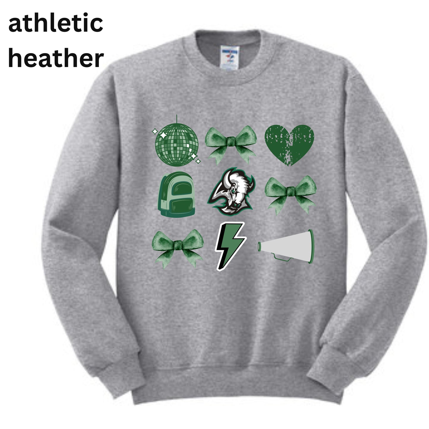 0083 - Adult Crewneck - Hazen Bow Image