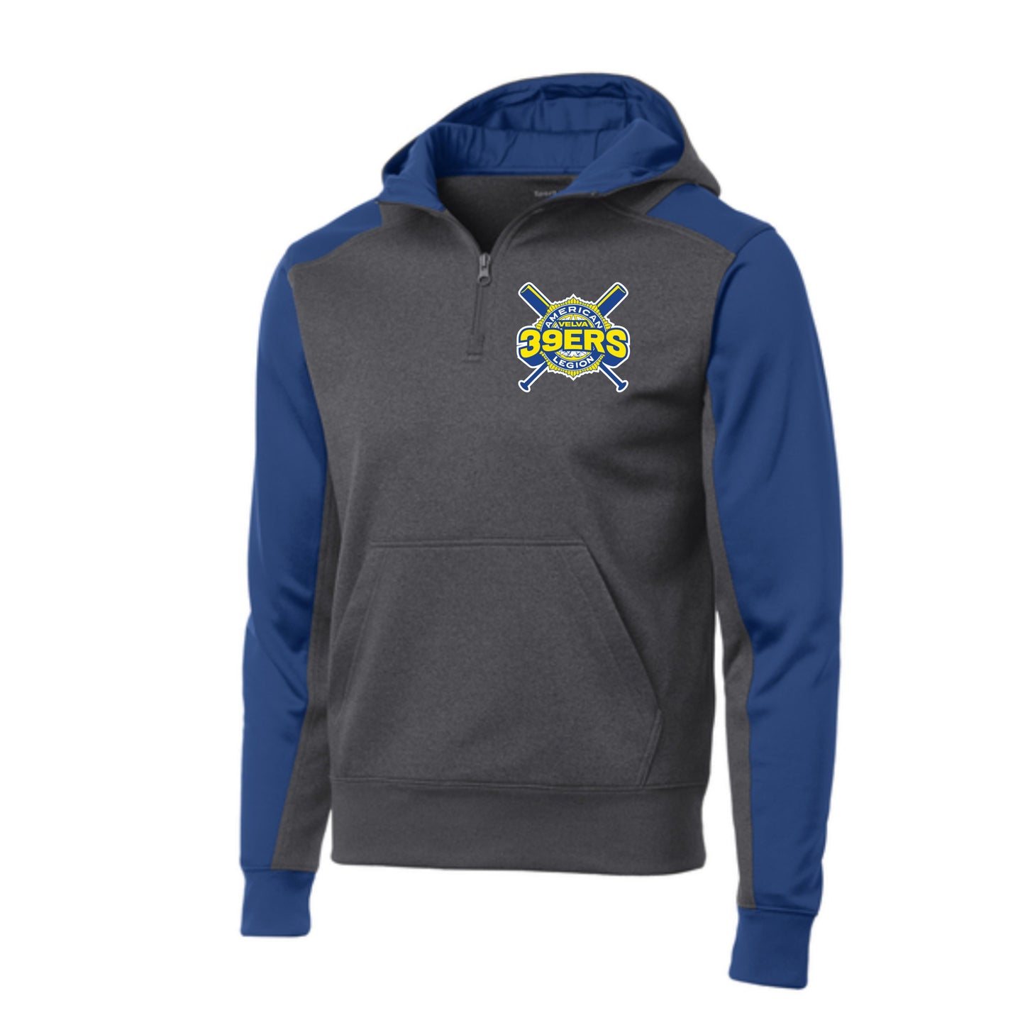 288 - Velva Baseball Logo 1/4-Zip Sweatshirt