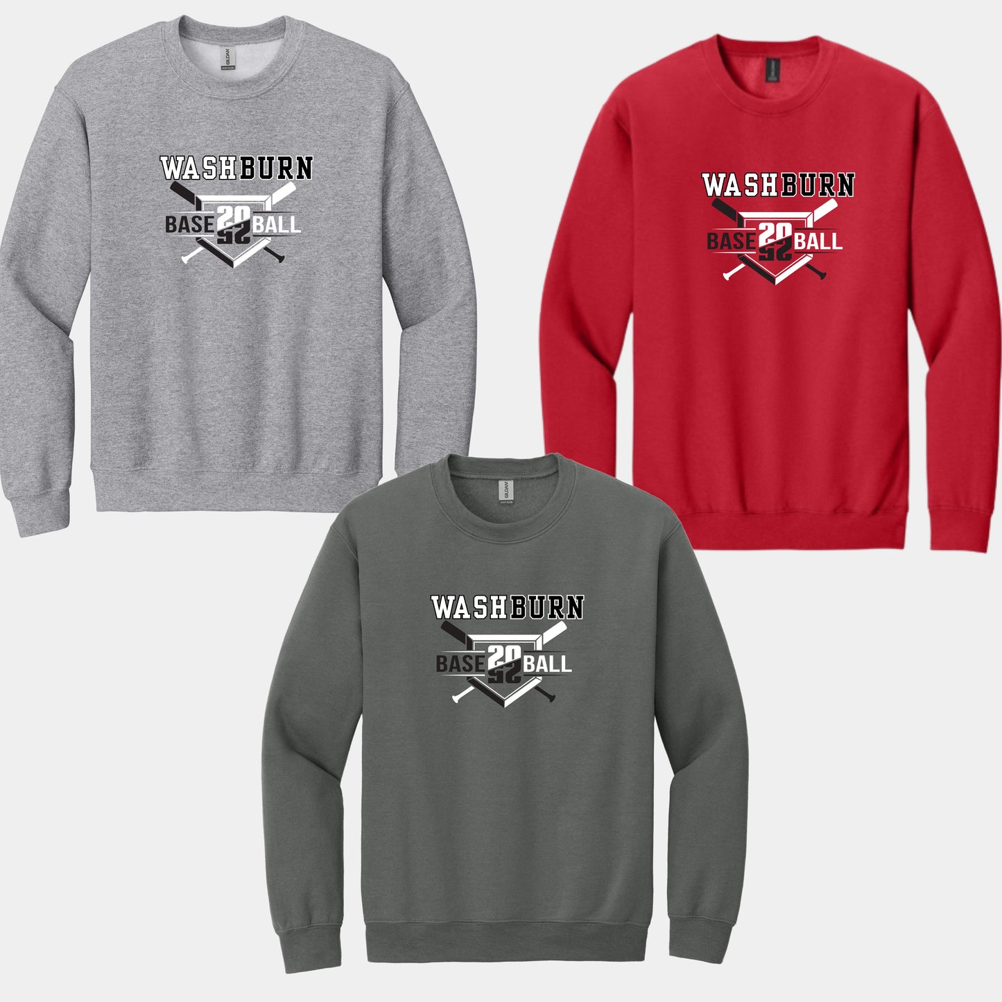 301 - Washburn Baseball Logo T-Shirt/Crewneck/Hoodie