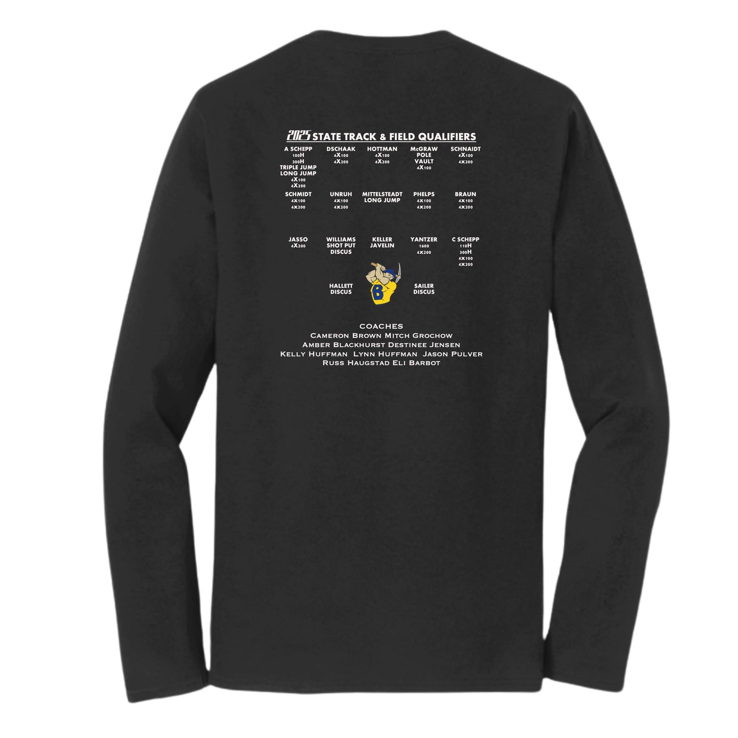 439 - Beulah 2025 State Track Long Sleeve Shirt
