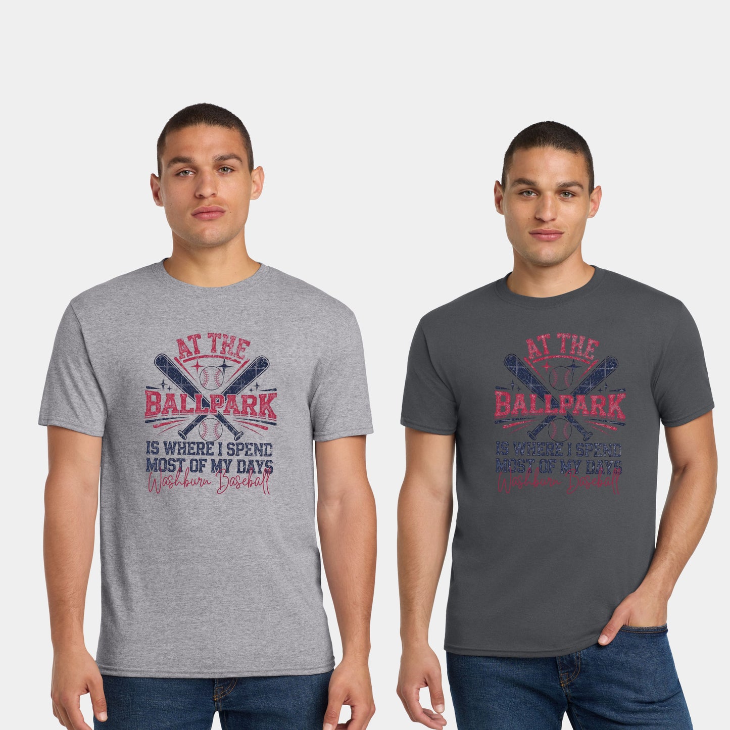 312 - Spend All My Days at the Ballpark Washburn Baseball T-Shirt/Crewneck/Hoodie
