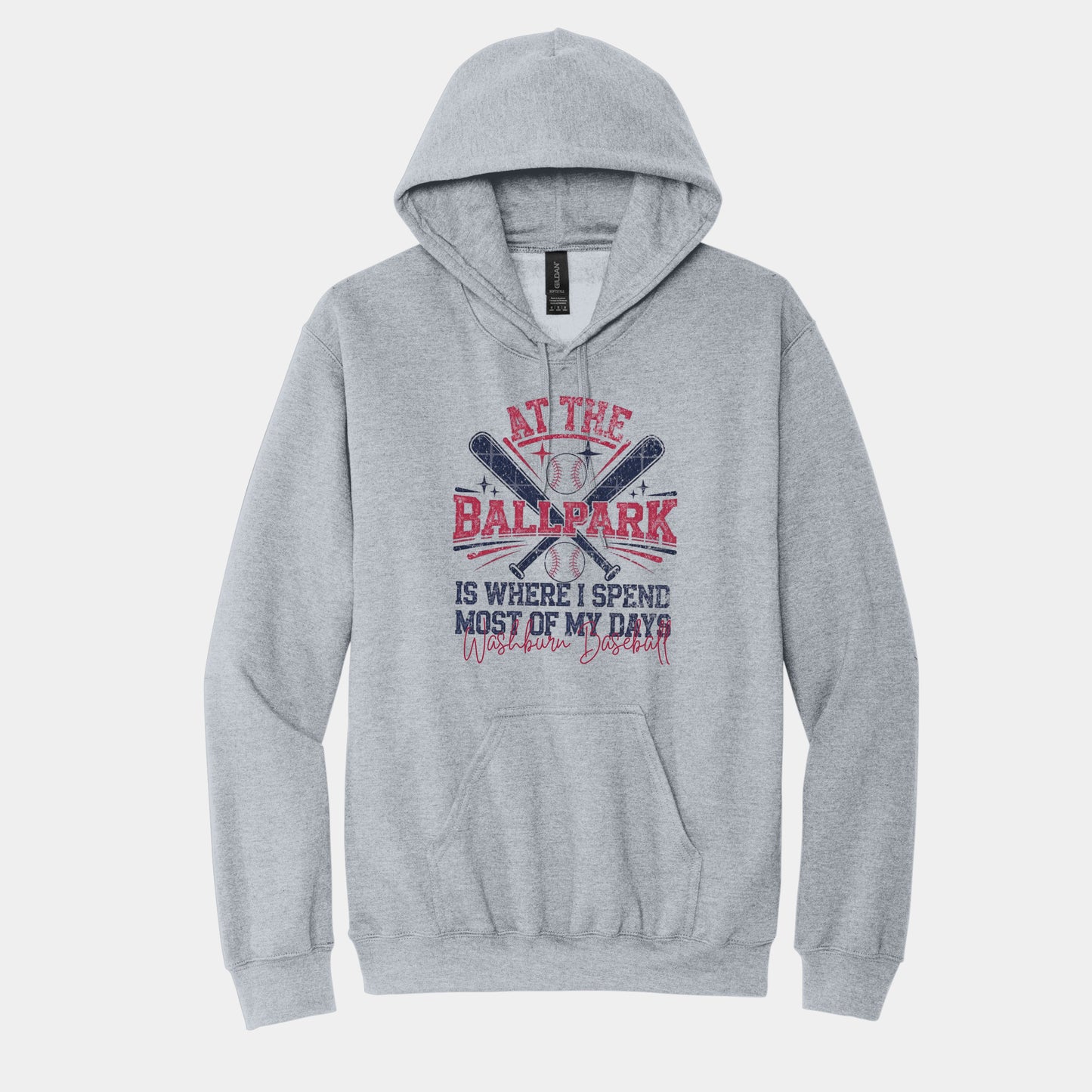 312 - Spend All My Days at the Ballpark Washburn Baseball T-Shirt/Crewneck/Hoodie