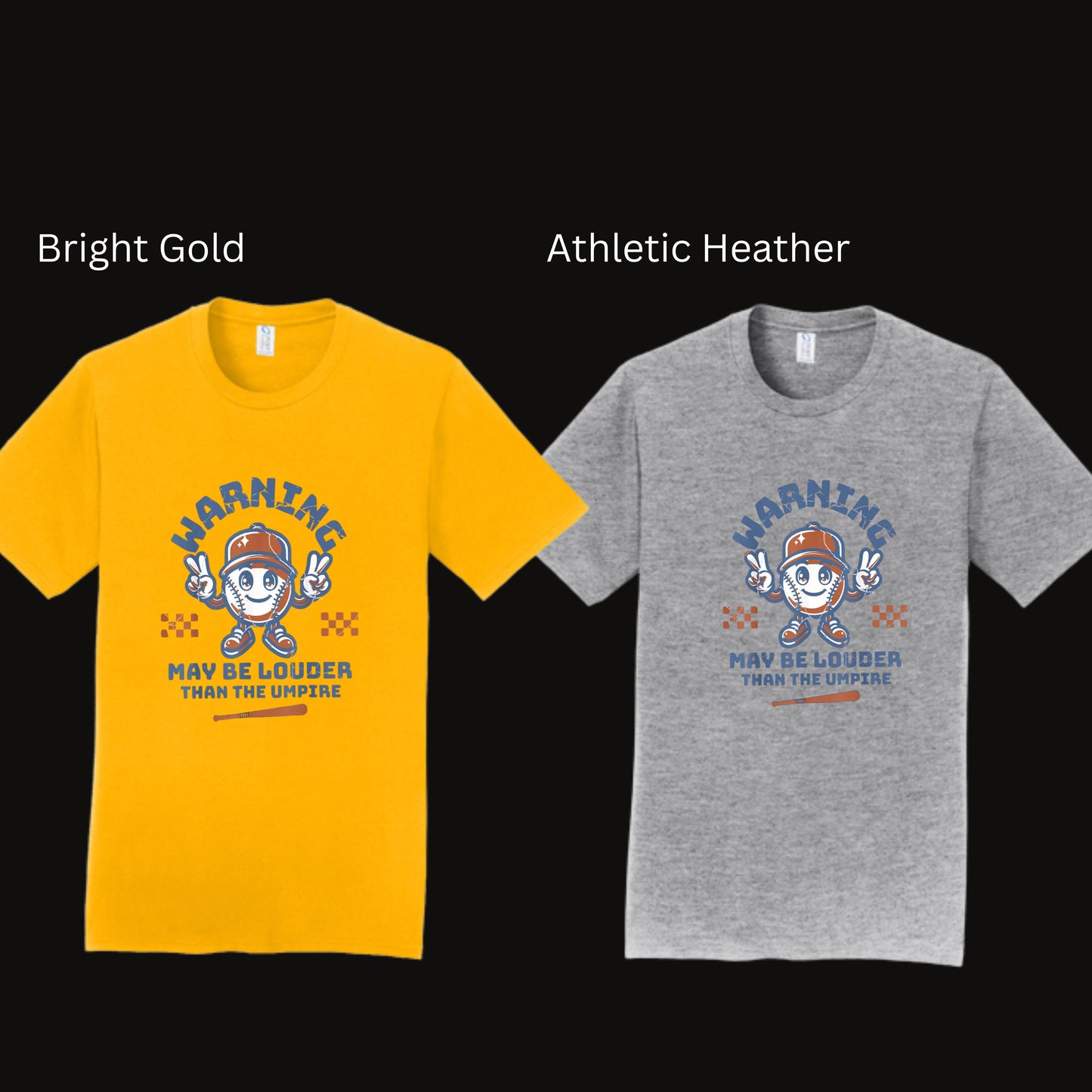 296 - Velva Baseball May Be Louder Than The Ump T-Shirt/Crewneck/Hoodie