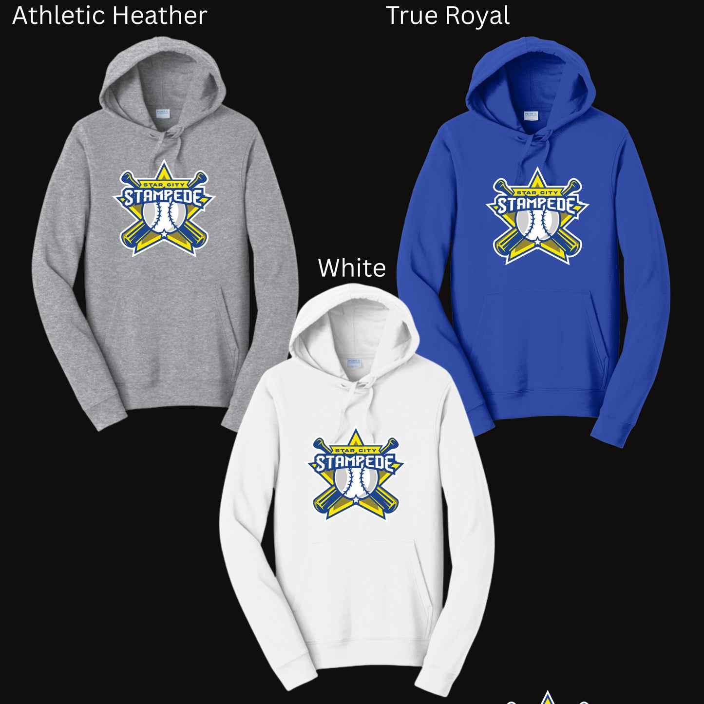 295 - Velva Baseball Logo Hoodie