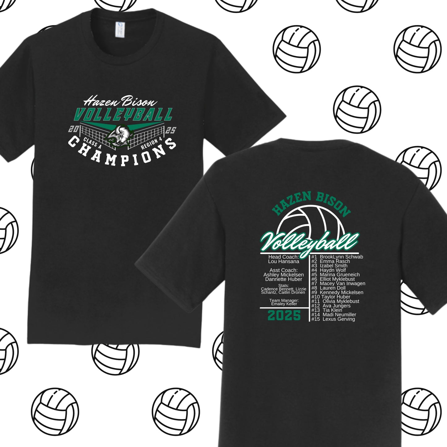 Hazen Bison 2025 Region 4 CHAMPIONS Tshirt