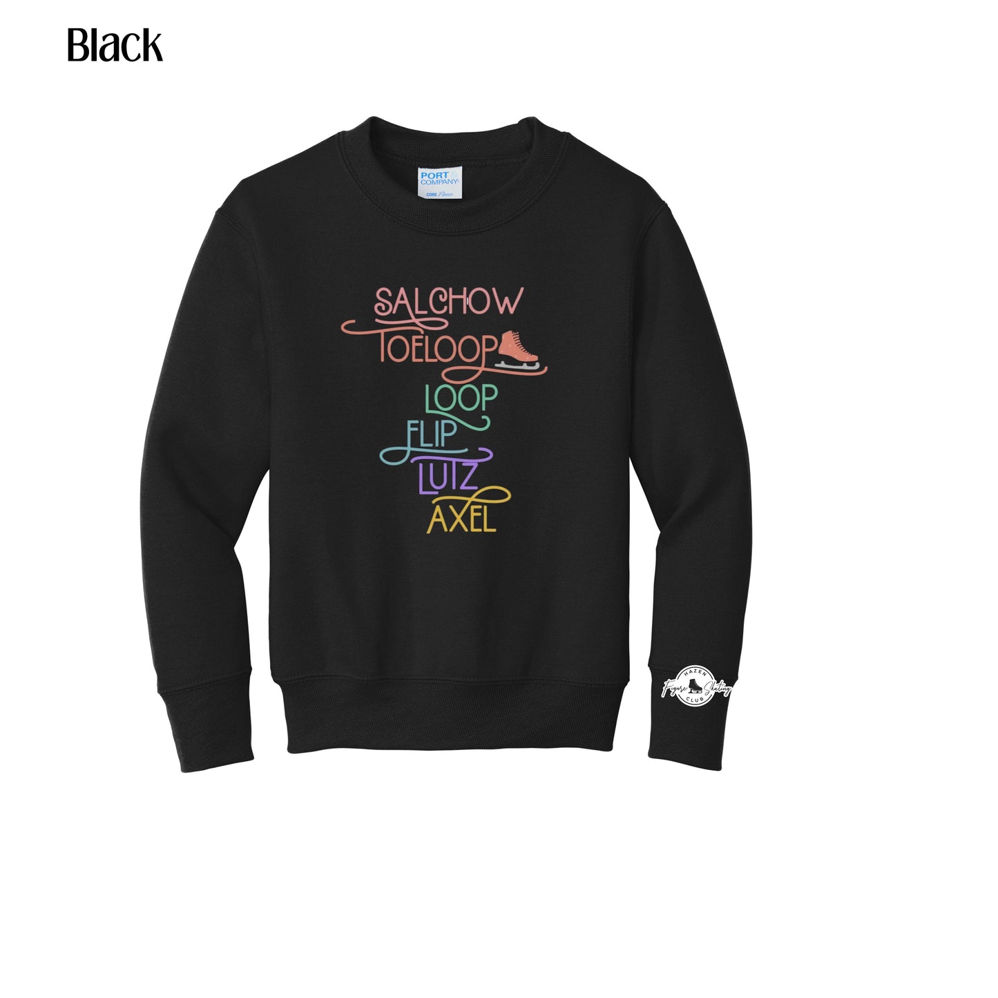 41 - Youth Crewneck Skating Moves Design