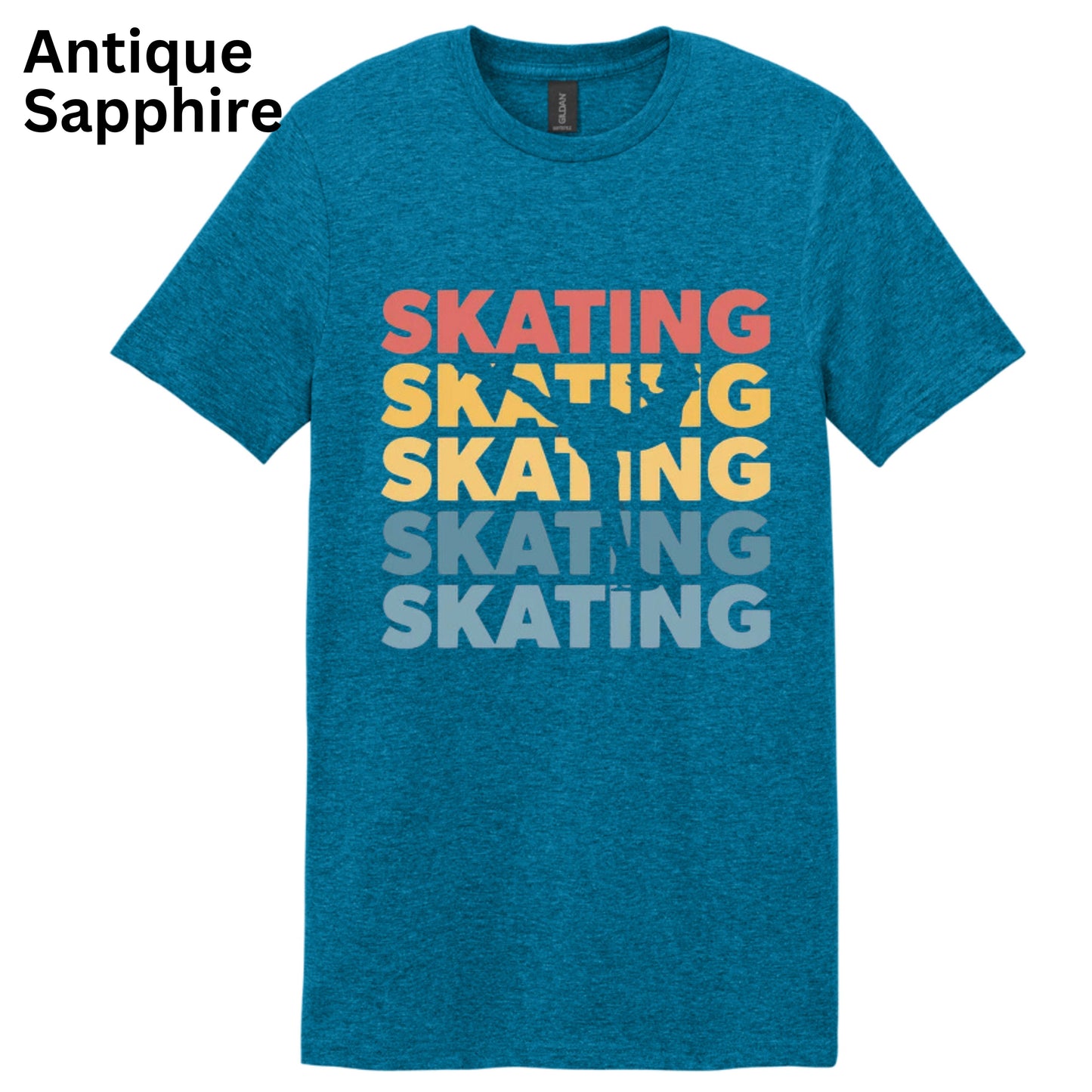 006 - Adult T-Shirt - SKATING x5
