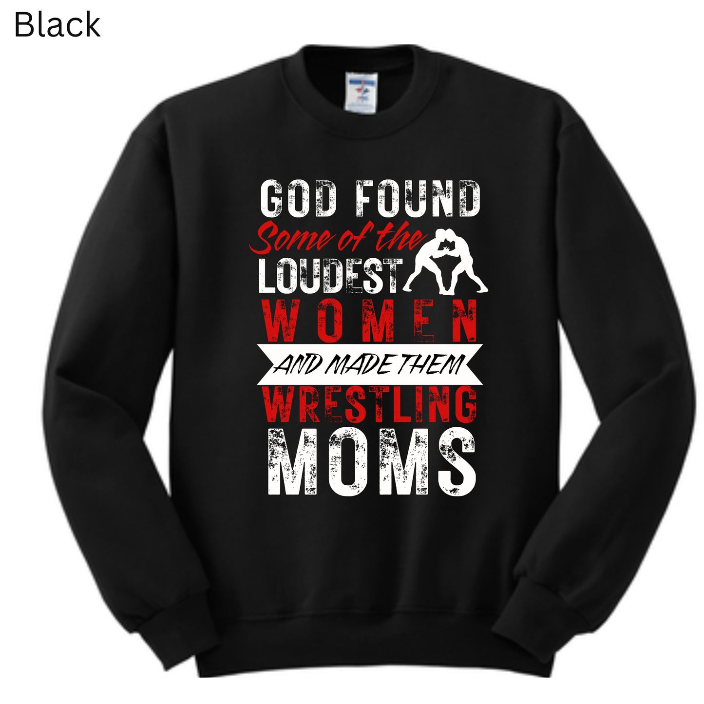 161 - Wrestling Mom Crewneck Sweatshirt
