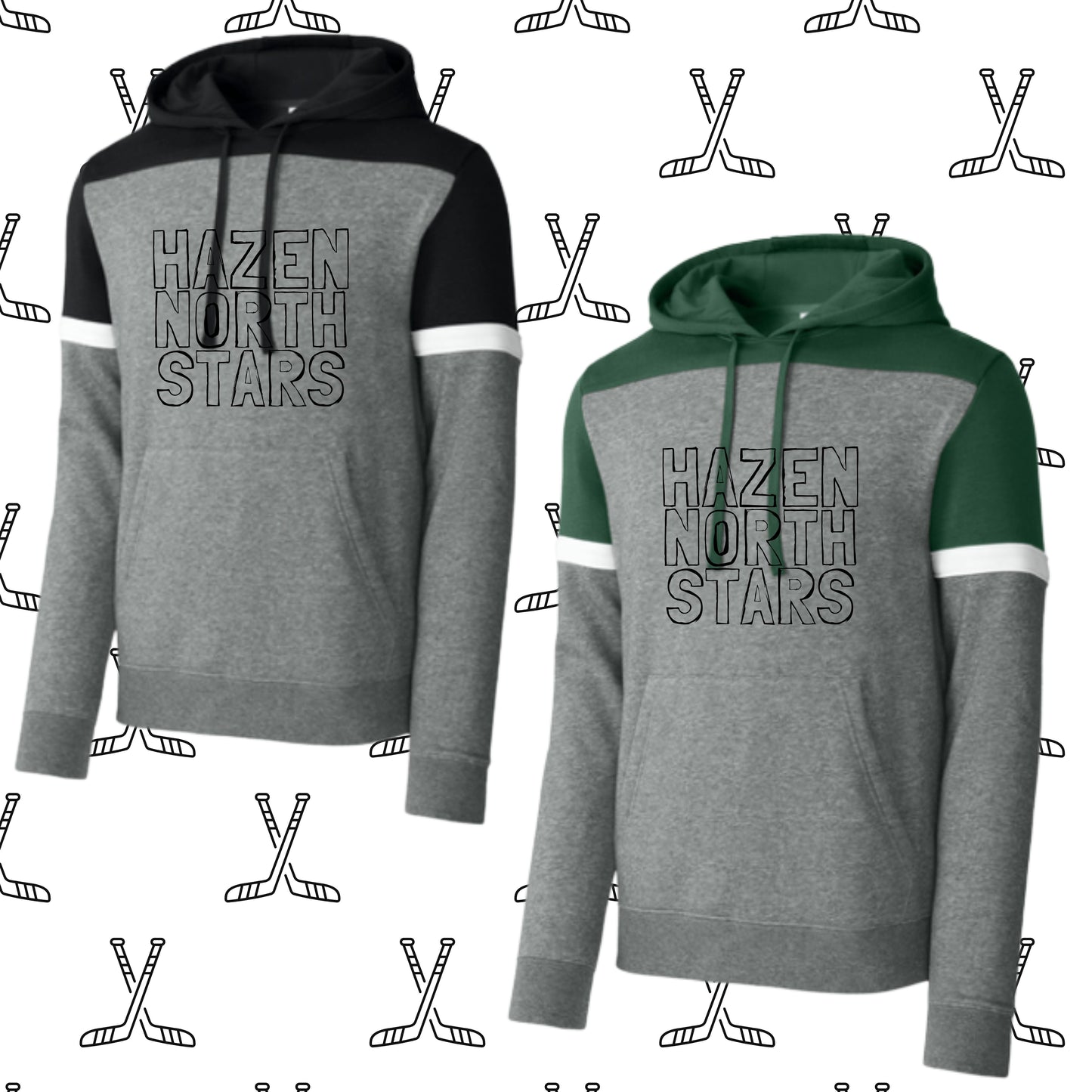 560 - North Stars Colorblock Hoodie - Adults