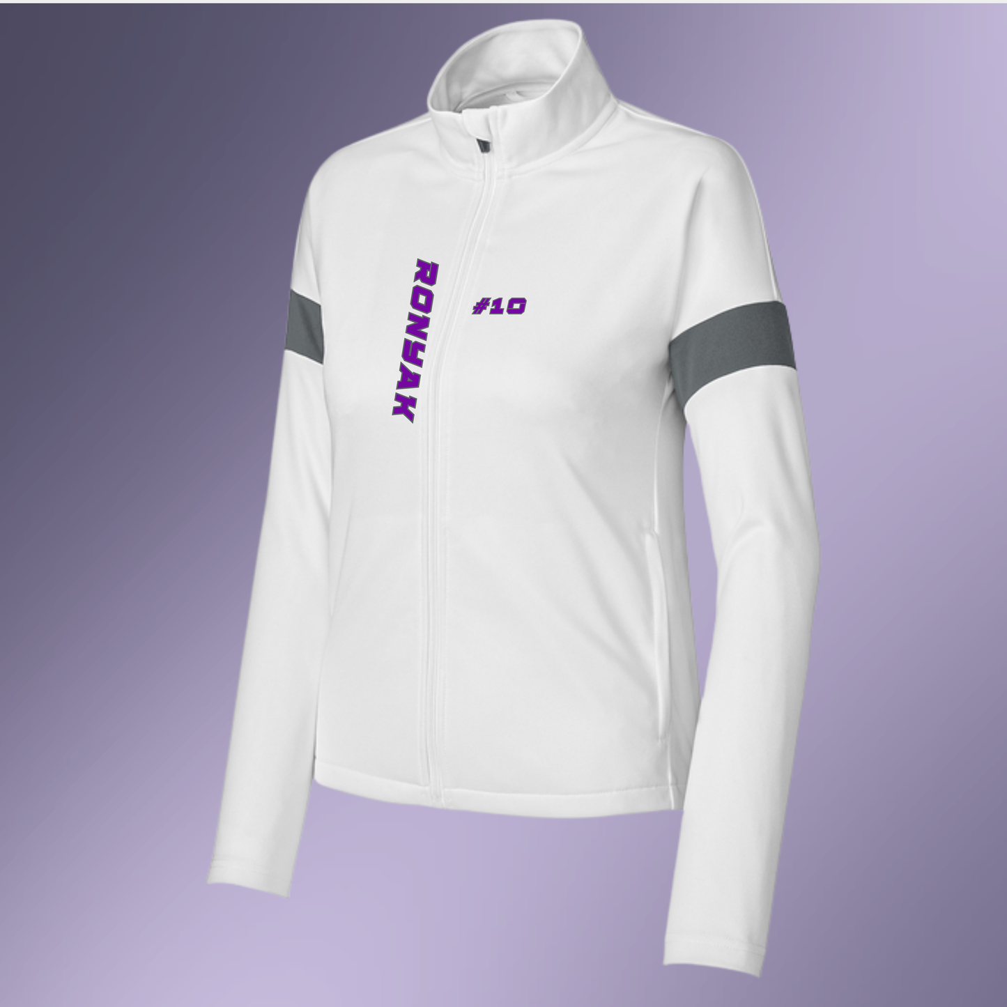 1034- Wilton Softball Travel Full Zip Jacket