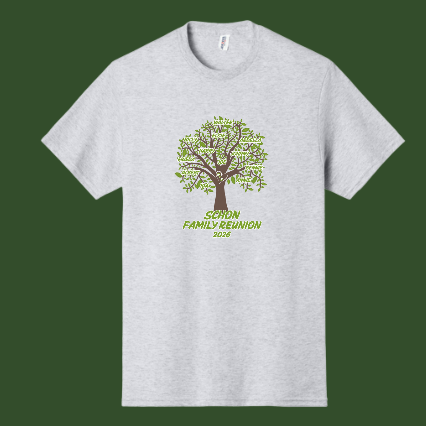 1227-Schon Family Reunion T-shirt