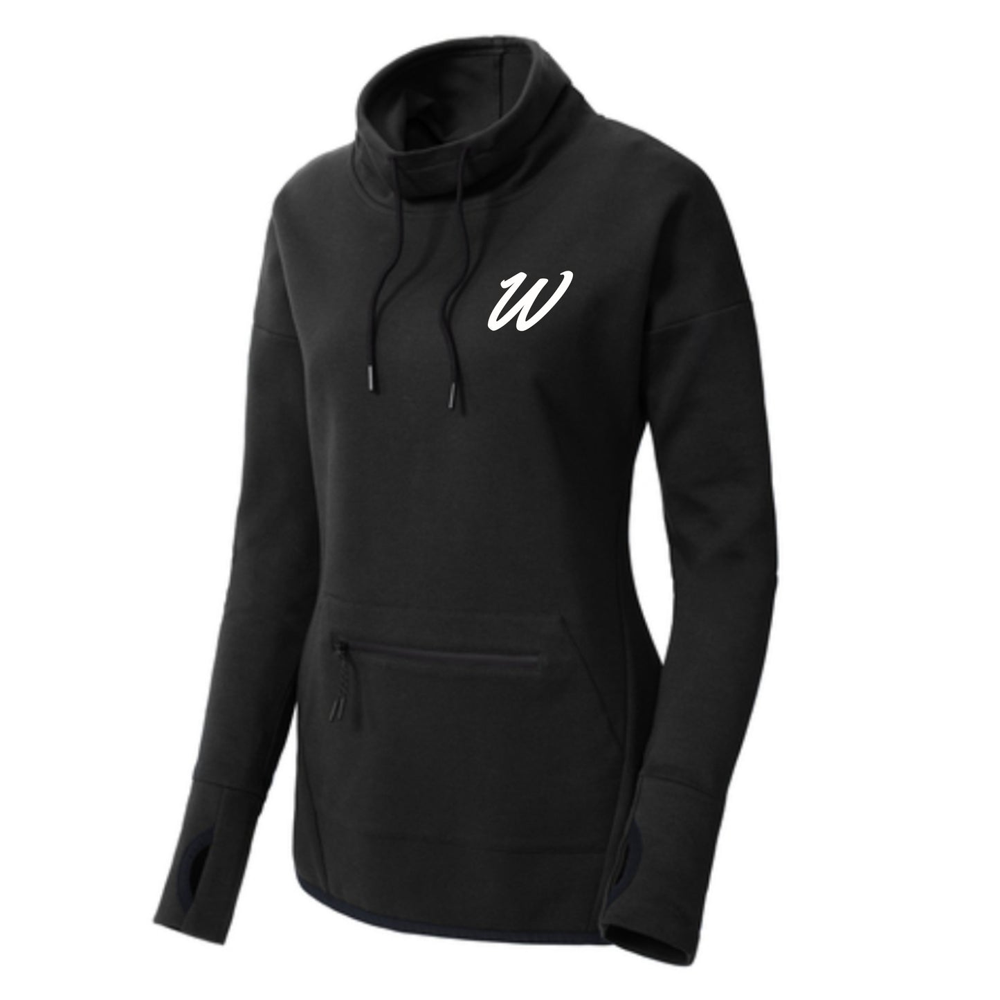 309 - Washburn Baseball "W" Women's Neck Pullover