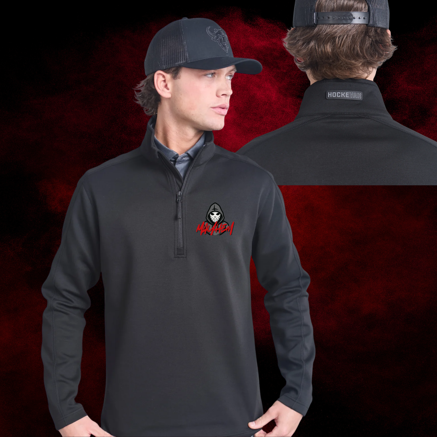 1105- YAK BREAKAWAY QUARTER ZIP