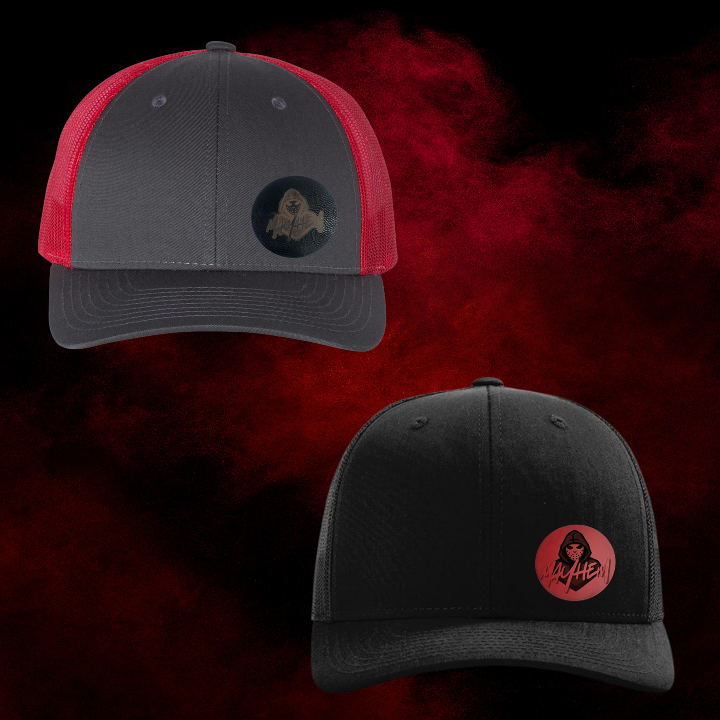 11116- 112 Richardson Trucker Hat with Leather patch
