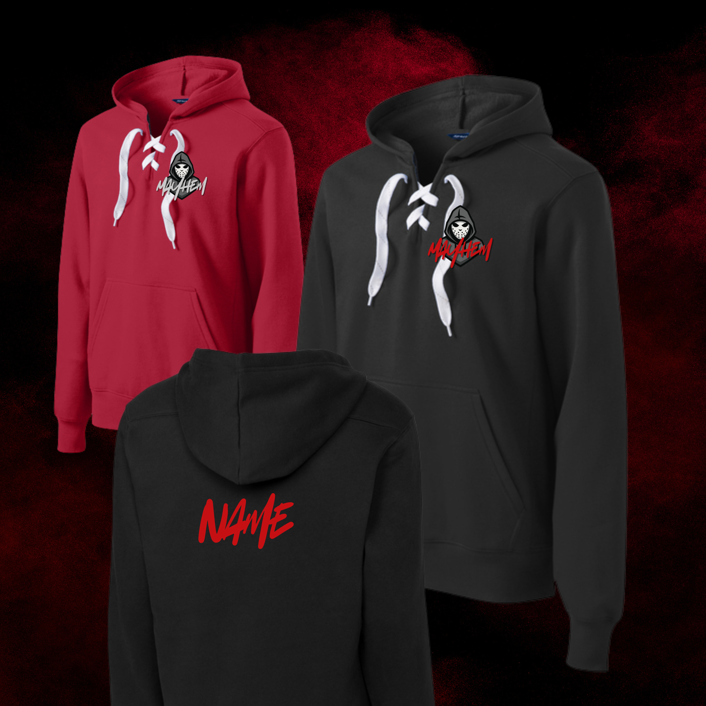 1110- Lace Up Hoodie