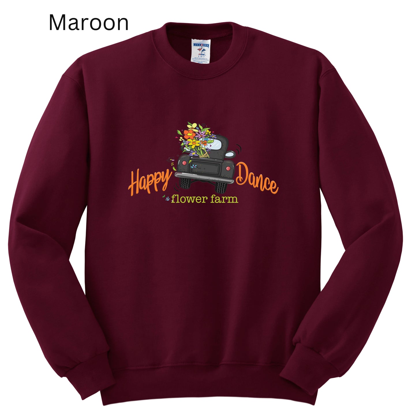 151 - Happy Dance Flower Farm Crewneck Sweatshirt