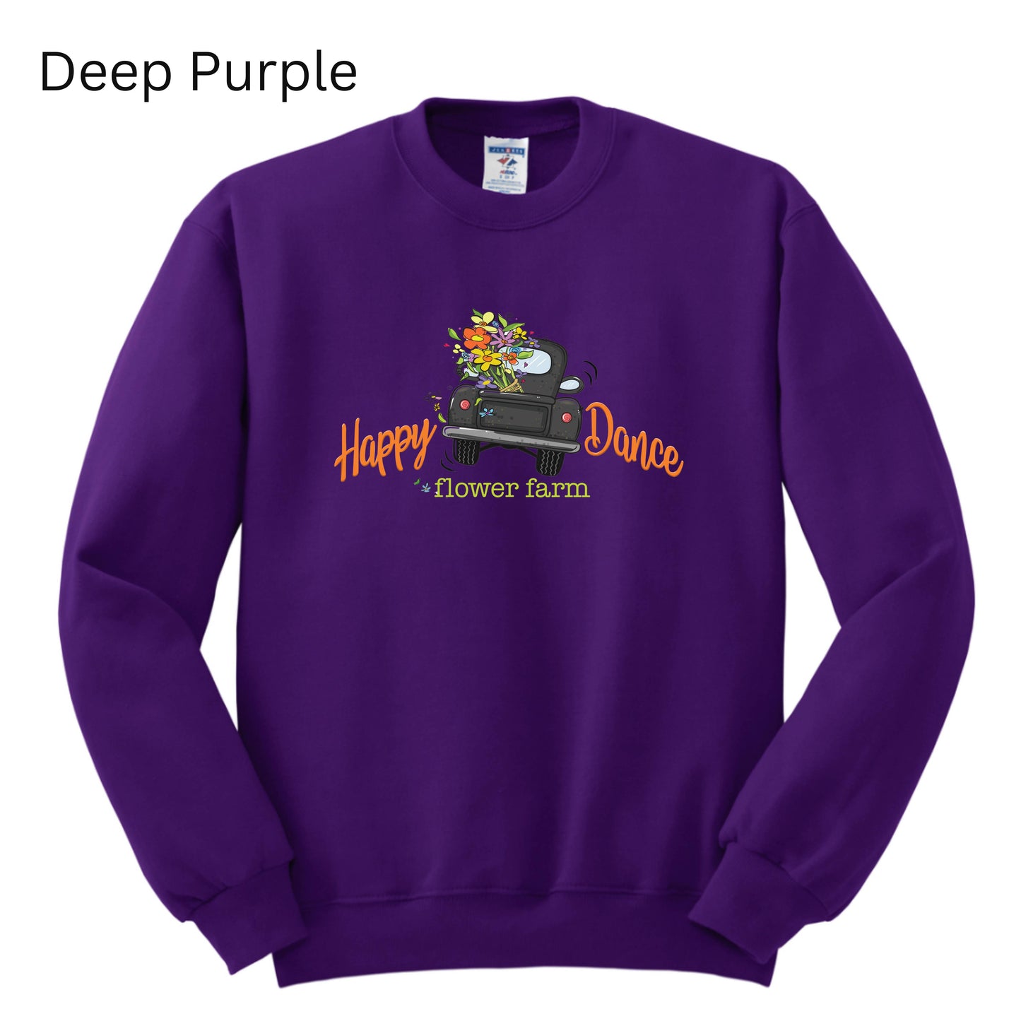 151 - Happy Dance Flower Farm Crewneck Sweatshirt