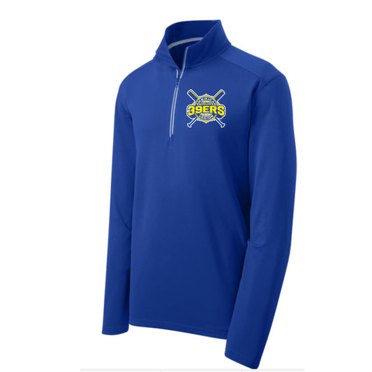 283 - Velva Baseball Logo 1/4 Zip