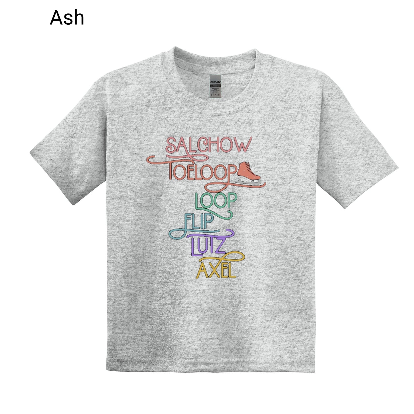 34 - Youth T-shirt Skating Moves Design