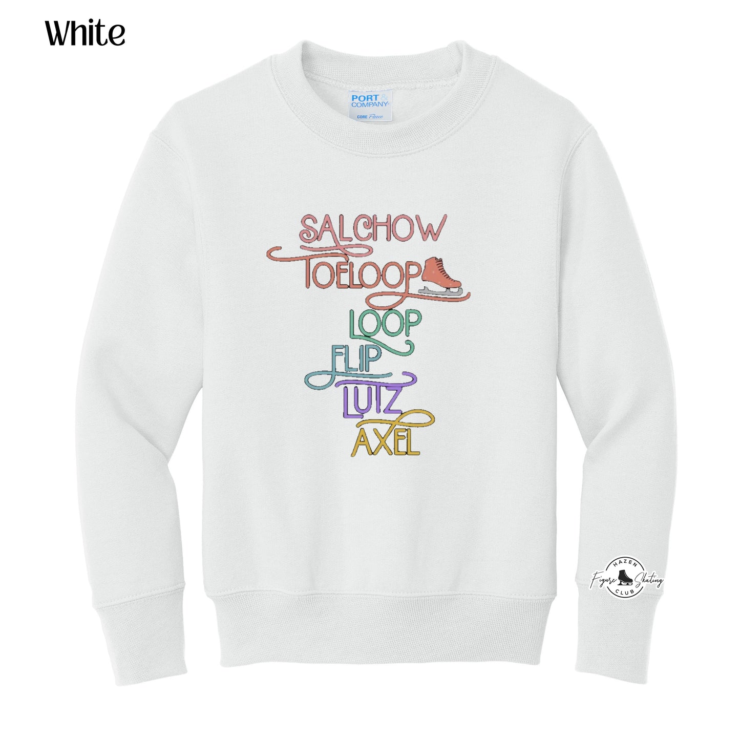 41 - Youth Crewneck Skating Moves Design