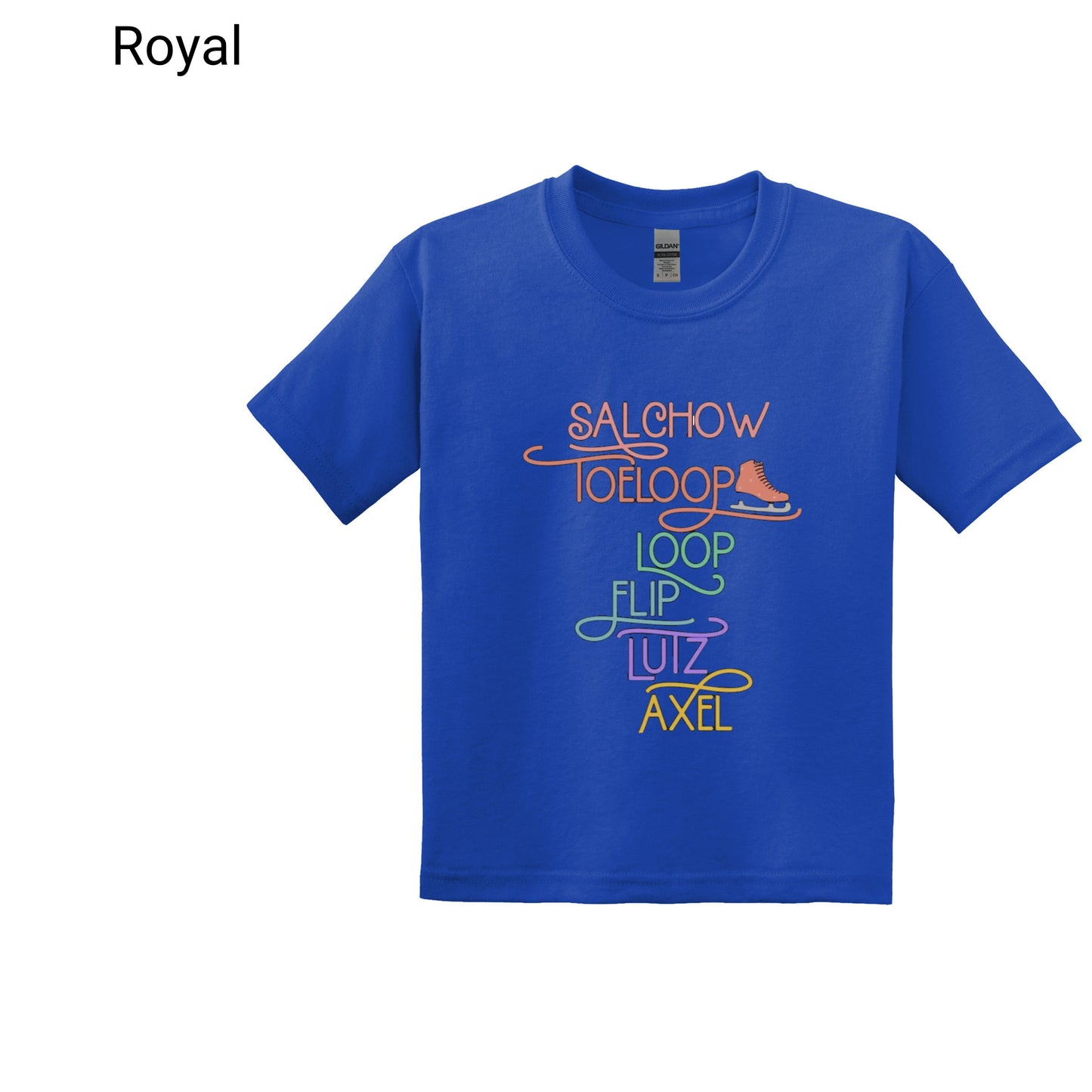 34 - Youth T-shirt Skating Moves Design