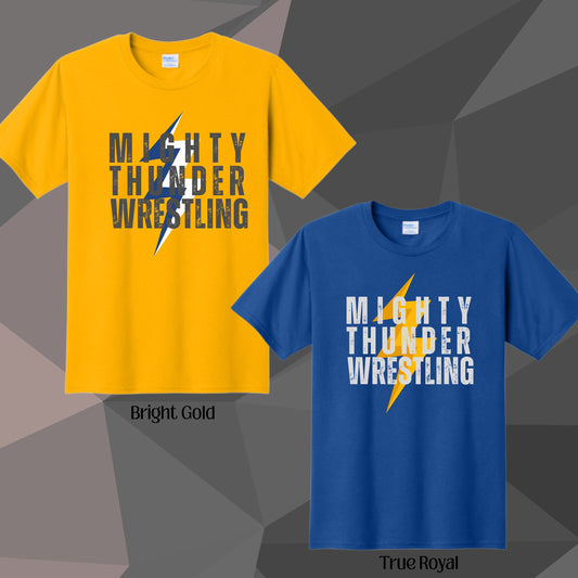 599 -Lightening Mighty Thunder Wrestling Tshirts