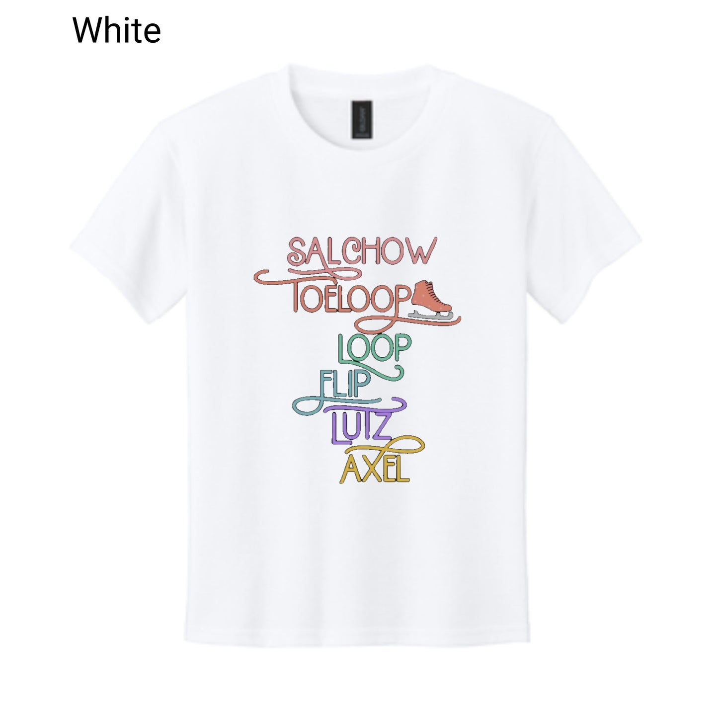 34 - Youth T-shirt Skating Moves Design
