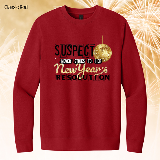 350 - Suspect New Years Sweatshirt