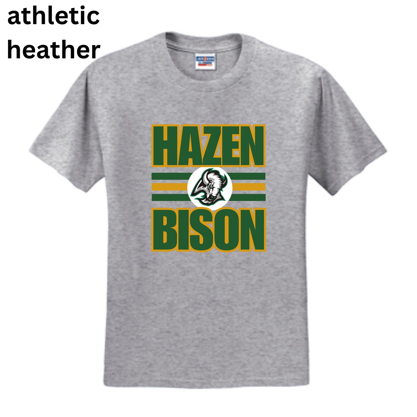 0081 - Adult T-Shirt - Hazen Bison with Logo