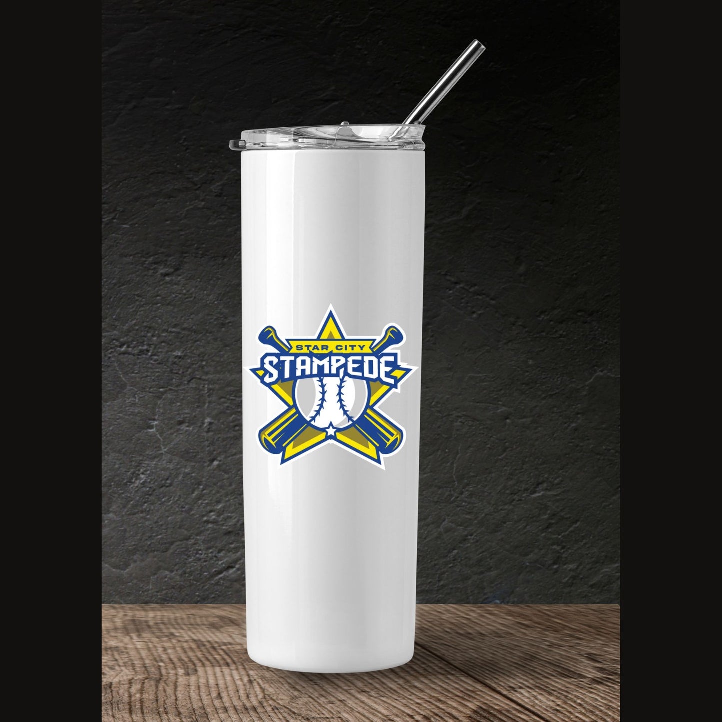 294-B - Velva Baseball Personalized 20 oz Tumbler